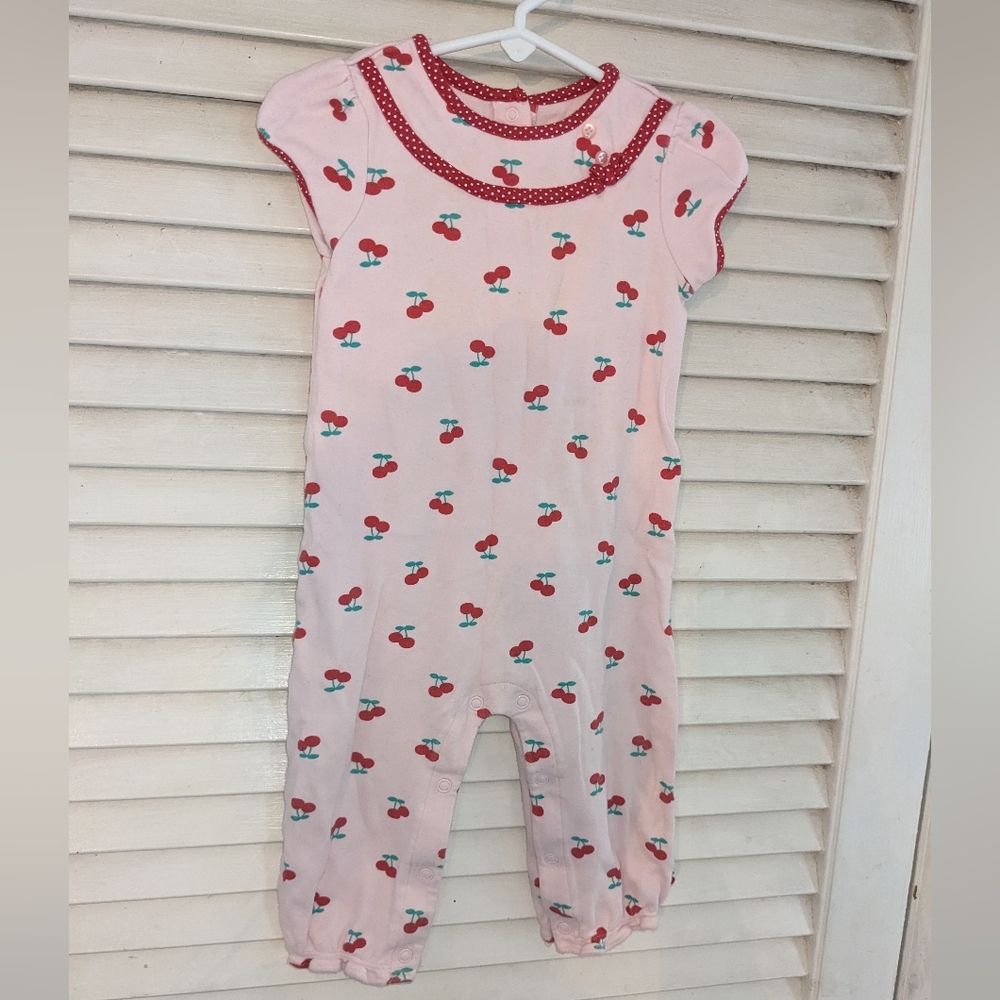 Carter's Pink Cherry Print Bodysuit
